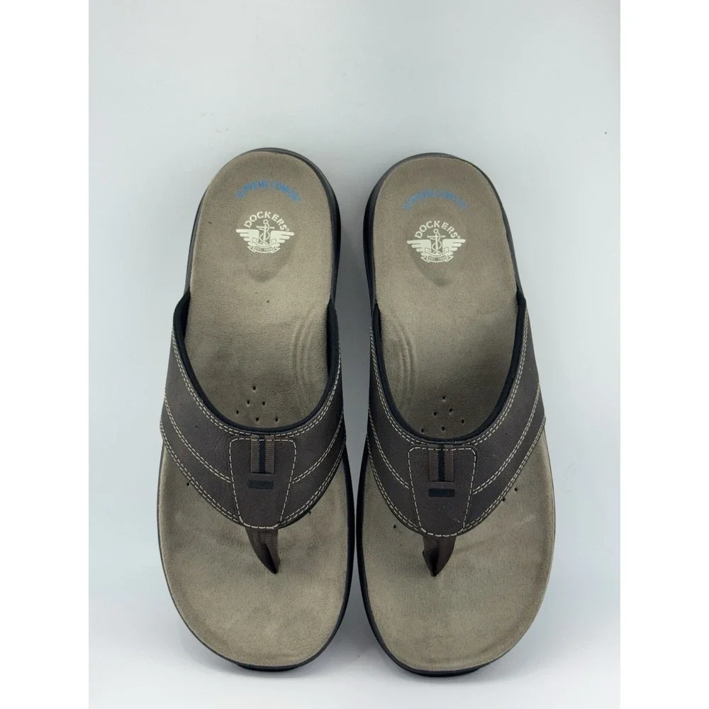 Dockers Mens Banks Casual Flip Flop Sandal Shoe Size 11